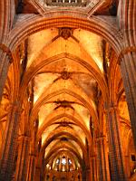 Barcelone, Catedral La Seu, Nef, Voutes (2)